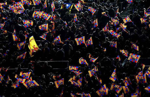 Barça flags