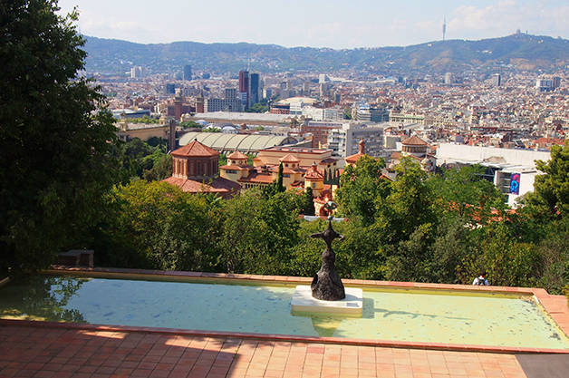 foundation miro view of Barcelona