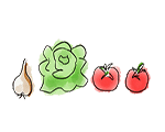 vegetables drawing