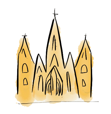 drawing cathedral