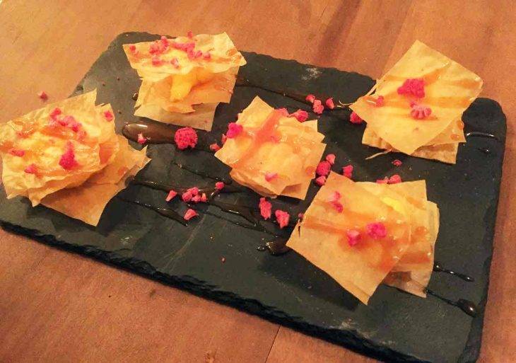 the sopa boba dessert mille feuilles