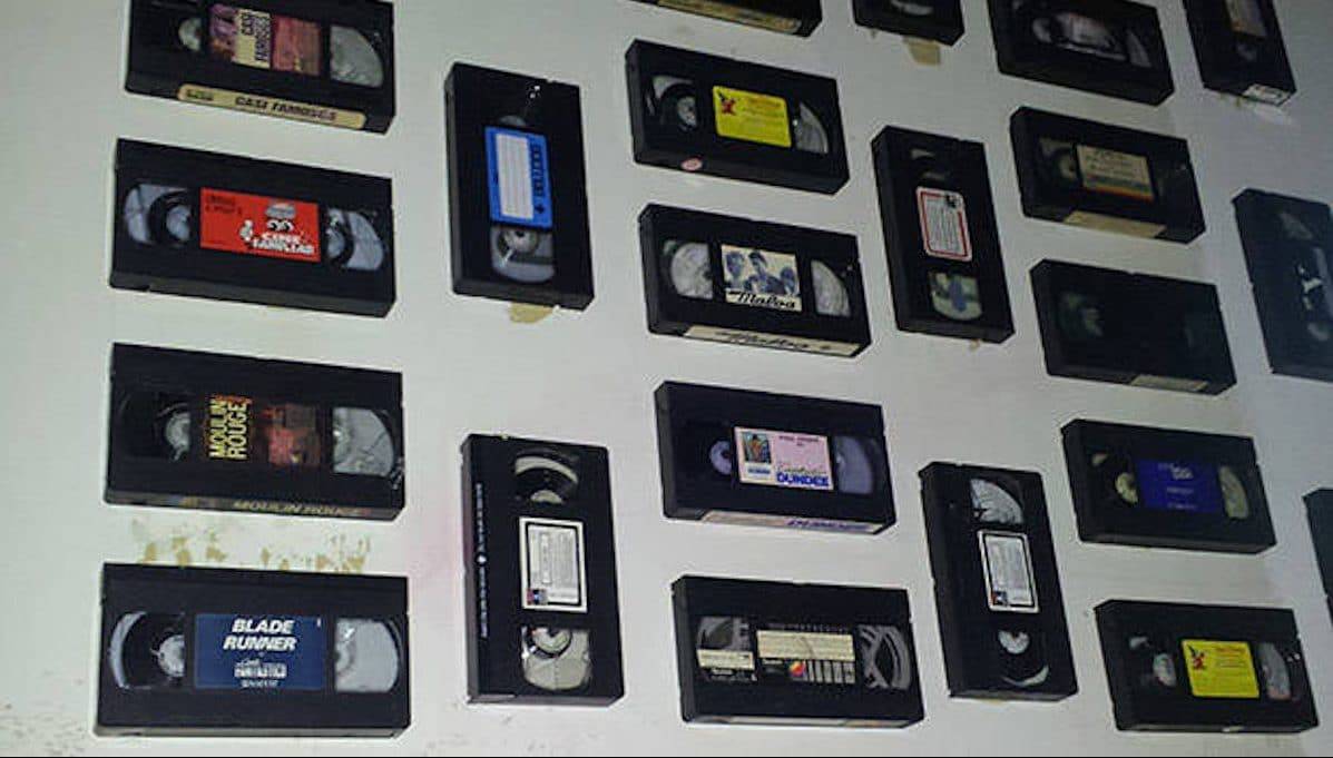best bars Polaroid: video cassette wall