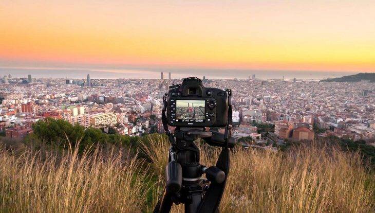 Barcelone panorama view