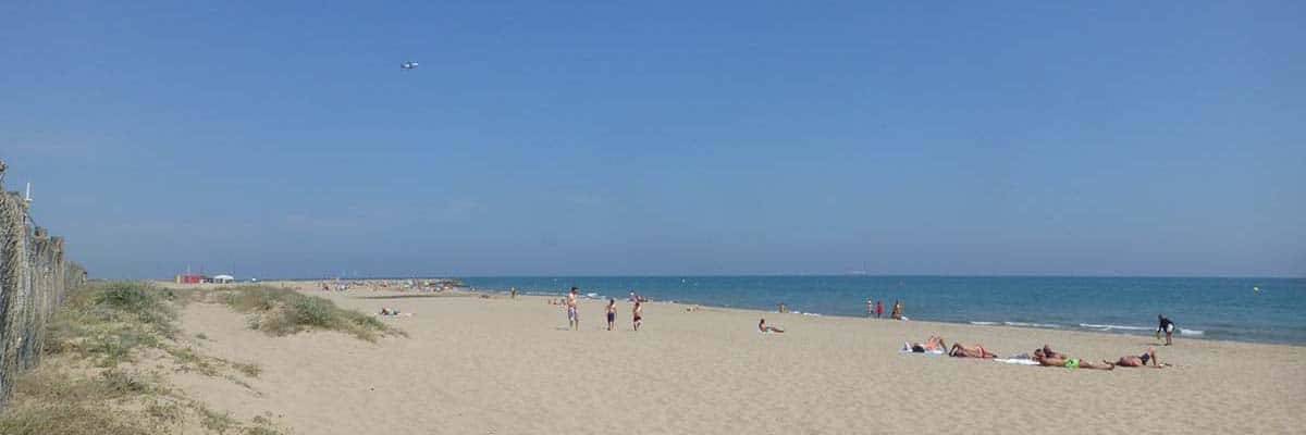 camping Barcelona Castelldefels beach