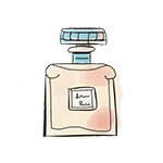 perfume bottle drawing