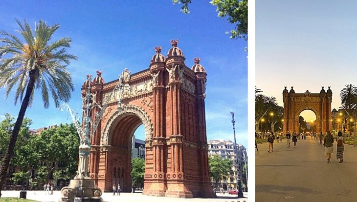 triumphal arch barcelona